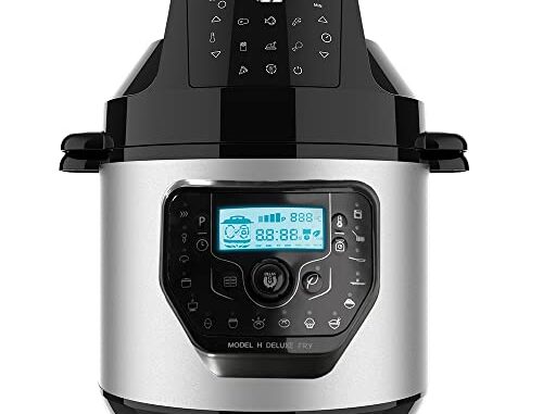 CecotecOllaProgramableconcabezalFreidoradeAireyBsculaGMHDeluxeFryRobotdecocinaMultifuncin6LitrosTapaAdvanceProgramable24hTemperaturaAjustableRecetario