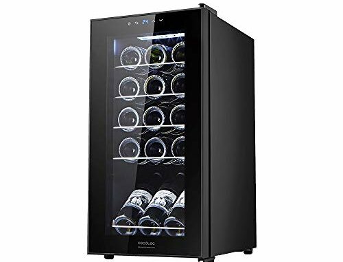 CecotecVinotecaGrandSommelier15000BlackCompressor15BotellasCompresorAltoRendimientogarantizadoTemperaturaRegulableLuzinterior