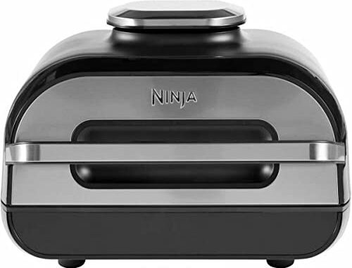 NinjaFoodiMAXAG551EUParrillayFreidoradeAireconSondaDigital38l6FuncionesdeCoccin2460W38litrosNonStickCeramicCoatedGrisPlata