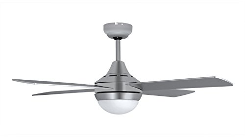 OrbegozoCP91120VentiladordetechoconluzLEDmandoadistancia3velocidadestemporizador60Wplateado120cmdedimetroTallanica