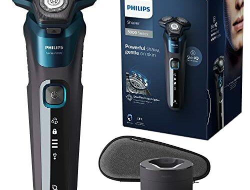 PhilipsShaverSeries5000WetDryS557950Afeitadoraelctricaparausoensecoyhmedoparahombres