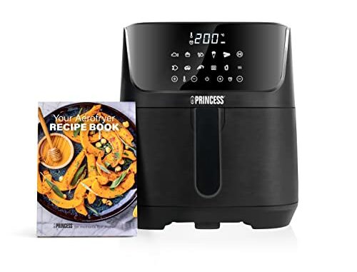 Princess182061Freidorasinaceite65Lsupercompactahastaun60menosdeconsumodeenergalibrocon30recetasincluidopaneldecontroltctildigital12programaslibredeBPAyPFOA