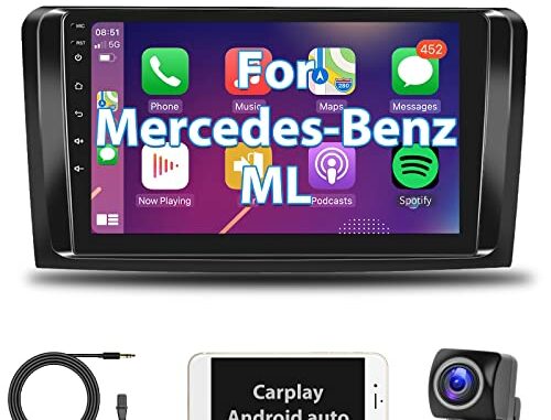 Android11RadioparaMercedesBenzMLSerie20052011RadioCarplayInalmbricoAndroidAutoRadioCochePantallaTctil9PulgadasGPSWiFiBluetoothFMRDSparaMercedesBenzRadioconCmara