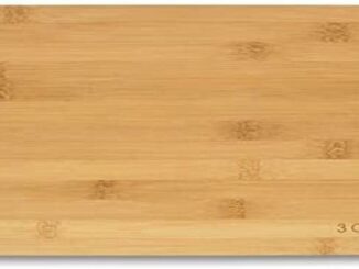 3 Claveles – Tabla de Corte de Bambú, de 33 x 23 x 2cm, cortar y picar alimentoS