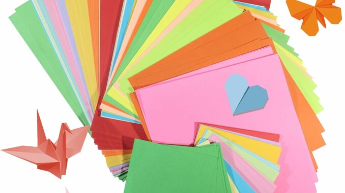 300 Hojas de Papel Origami – Cartulinas Colores 20 Colores, Folios Colores A4 (21 X 29,7) & 20