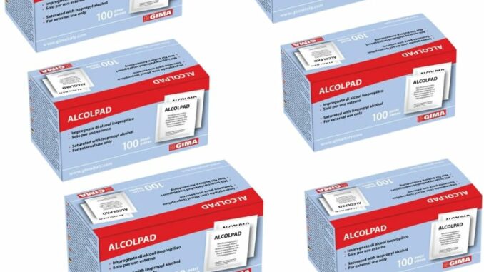400 Toallitas desinfectantes,Almohadillas de preparación,Toallitas de 70% de alcohol isopropílico, Toallitas