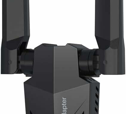 Adaptador WiFi 6 PCIe con Antena Externa Dual