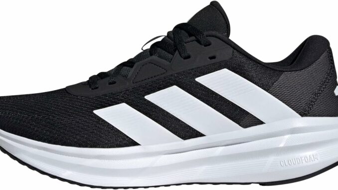 adidas Hombre Galaxy 7 Running Shoes, Core Black/Cloud White/Carbon, 44 EU
