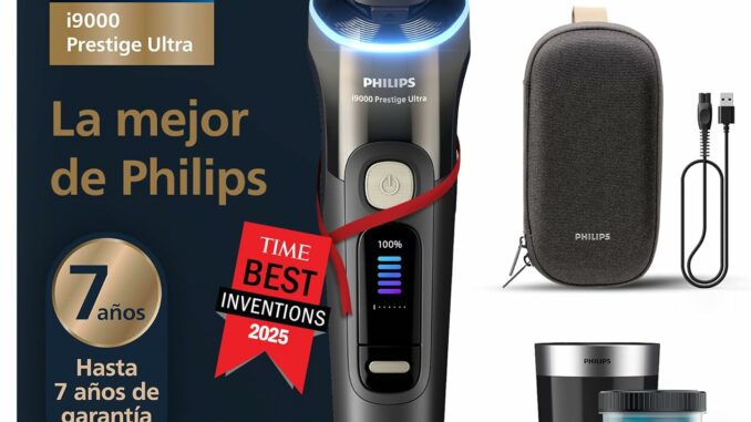 Afeitadora Eléctrica Recargable con Estuche