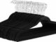 Amazon Basics – Perchas de terciopelo para trajes – Paquete de 50, Negro