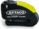 ARTAGO 30X10 Candado Moto Alta Gama, Antirrobo Disco 2en1 Sin/Con Alarma Don't Touch 120dB,