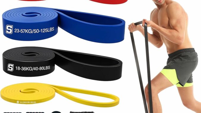Banda Elastica Fitness Set 5 Niveles con Bolsa