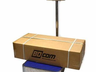 BDCOM AR-300K Báscula Industrial – 300 Kg, Plato 50×40 cm, Precisión 20g, Ideal para Almacén y