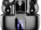 Btootos Auriculares Inalámbricos, Bluetooth 5.3 con HD Micrófono HiFi Estéreo Pantalla LED,