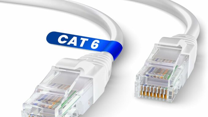 Cable de Red Cat 6 5m con Conectores RJ45