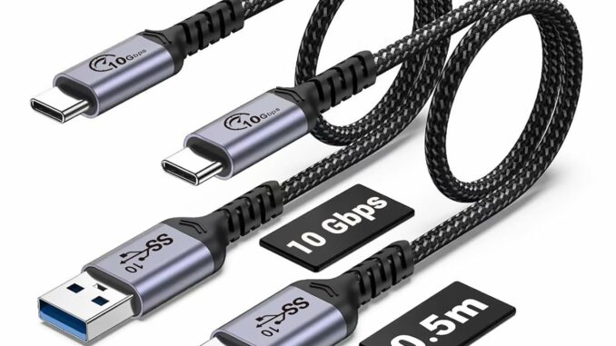 Cable USB C a USB C 2m 100W Trenzado