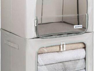 Cajas de Almacenamiento Tela Set 6 con Etiquetas
