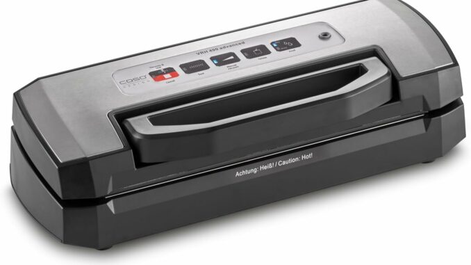 CASO VRH 490 advanced – Envasadora al vacío doméstica – Hasta 100 ciclos sin parar posibles – Con