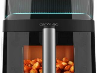 Cecotec Freidora de Aire sin Aceite de 5 L Cecofry Neon 5000 Air Fryer. 1500W, Spray de Agua,