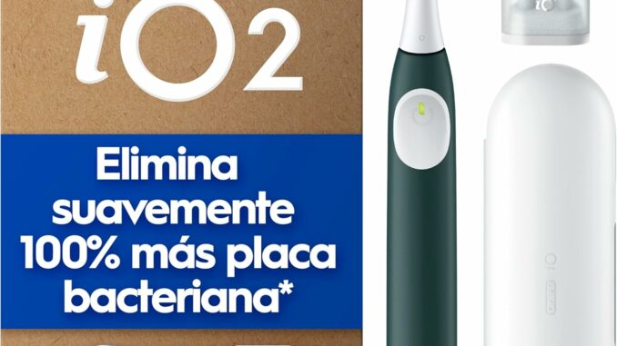Cepillo Dental Eléctrico Sónico 5 Modos con 2 Cabezales
