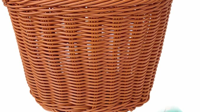 Cesta Bicicleta Delantera Mimbre