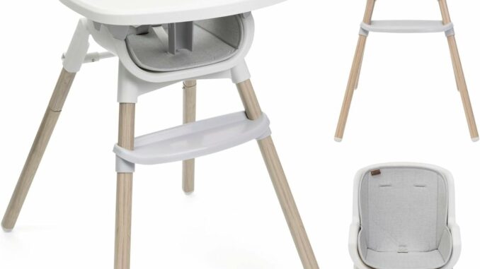 Chicco Zest Plus Trona evolutiva para niños de 6 meses a 40 kg, plegable y con asiento lavable, con