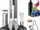 CIRCLE JOY Sacacorchos Eléctrico 7 en 1, Abridor de Vino Recargable con Soporte de Carga,