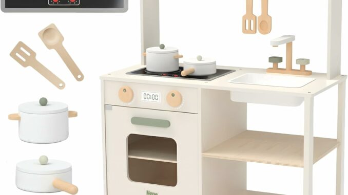 Cocinita Juguete Niños Luces Sonidos 40 Accesorios