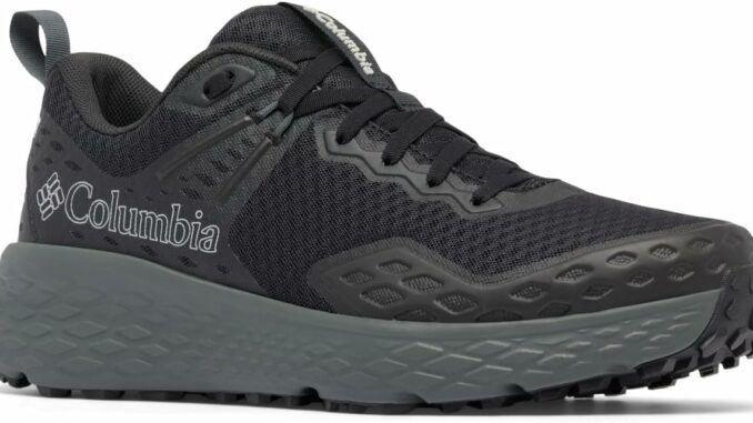 Columbia Men's Konos TRS Outdry, Waterproof Low Rise Trekking and Hiking Shoes, Black/Grill, 8