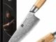 Compra XINZUO 21.2cm Cuchillo de Cocinero Acero en Polvo de Damasco de 73 Capas, Profesional