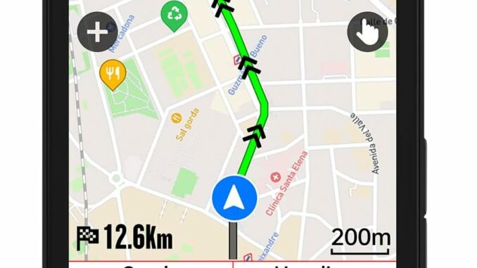 Cuentakilómetros Bicicleta GPS con Pantalla a Color