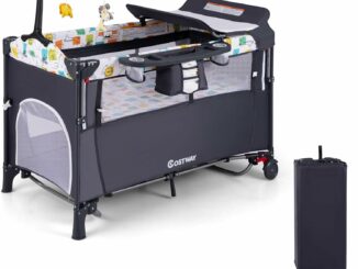 Cuna Bebé Convertible 3 Medidas Barrotes Madera
