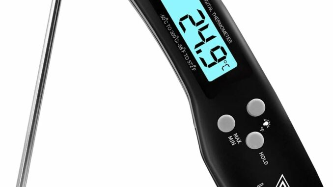 DOQAUS Termómetro Cocina de Lectura instantánea de 3s, Termómetro Alimentos Digital con Sonda larga