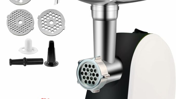 Edihome, Picadora de Carne Eléctrica, Marcha avance y Retroceso, Máquina para picar Carne