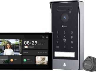 EZVIZ HP7 Pro 4K Videoportero, Desbloqueo por Reconocimiento de Palma, 8'' Monitor Táctil
