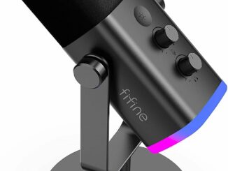 FIFINE XLR USB Microfono Gaming per PC PS4 PS5, Streaming Micrófono de Dinámico per Podcast Studio