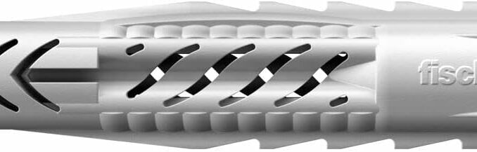 fischer – Taco Ux 8X50, taco de nylon, Caja de 100 Uds.