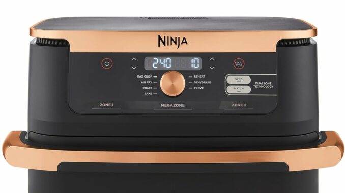 Freidora de Aire 5.8L con Pantalla Digital y 8 Programas