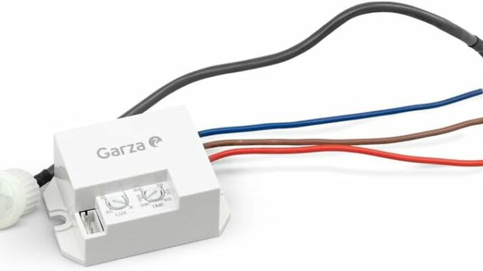 Garza – Detector de Movimiento Infrarrojo Integrable, con ángulo de detección 360º