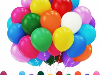 Globo Helio Fiesta 100 Uds Colores Látex