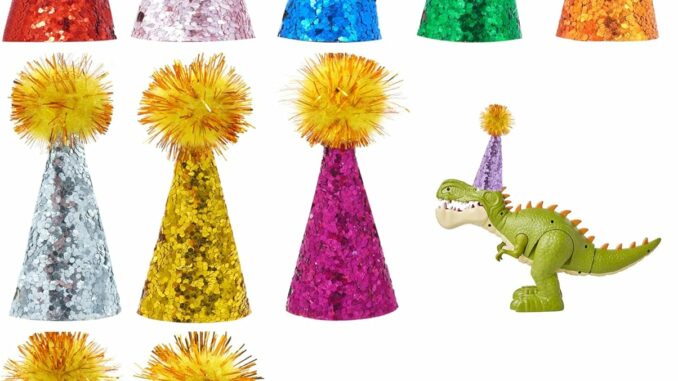 Gorro Fiesta Cono Colores Set 10 Uds