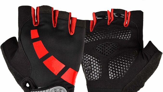 Guantes Ciclismo Sin Dedos con Gel y Pantalla Táctil