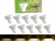 GY Bombilla LED GU10 Regulable 4.9W 780LM, 3000K Blanco Cálido, 110° Ángulo de Haz, Ahorro de