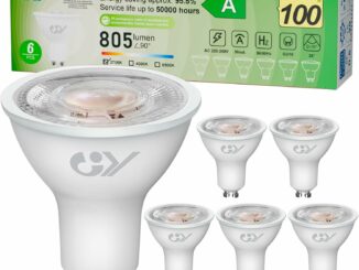 GY GU10 LED spot 4.5W bombilla led gu10, Blanco Cálido 2700K 805 Lumen, 4.5W equivalentes a 100W,