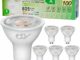 GY GU10 LED spot 4.5W bombilla led gu10, Blanco Cálido 2700K 805 Lumen, 4.5W equivalentes a 100W,
