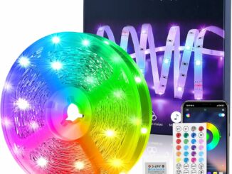HOVVIDA Tira LED 15M, 1x15M, 30 LED/Metro, 24V RGB Luces 450 LED, APP y Mando a distancia, Modo de