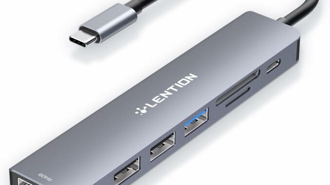 Hub USB C 4 en 1 con HDMI y USB 3.0