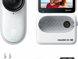 Insta360 GO 3S Blanco (128 GB) – Cámara Vlogging 4K, POV Manos Libres, Móntala Donde Quieras,
