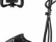 ISE Bicicleta Elíptica para casa con zancada de 28 cm, eliptica con, 8 Niveles de Sistema magnético