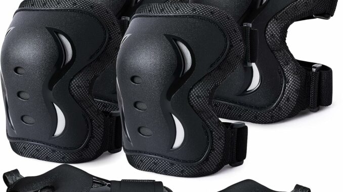 Juego de Protecciones Patines Infantil Adultos,Set Rodilleras Coderas y Muñequeras para Patinaje